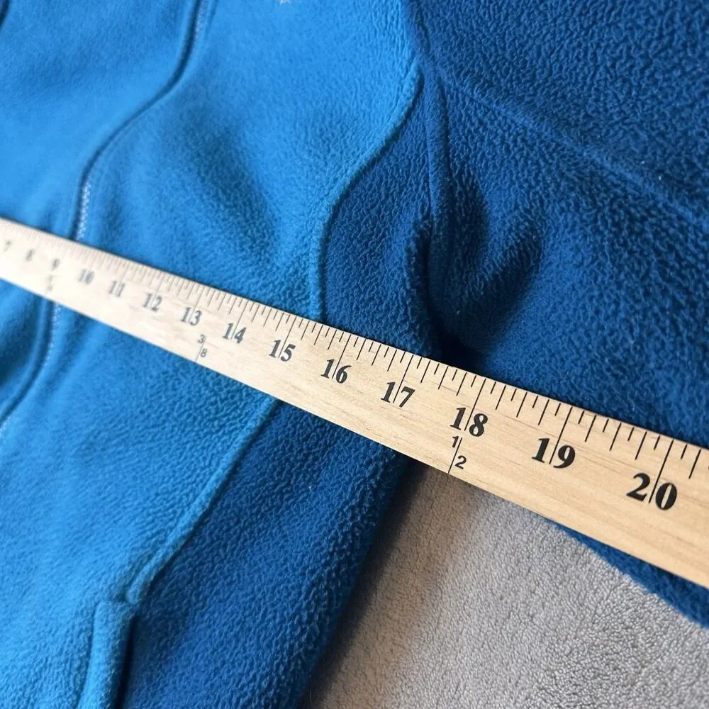 Vintage Mens North Face Blue Colorblock Full Zip Fleece full zip Jacket M